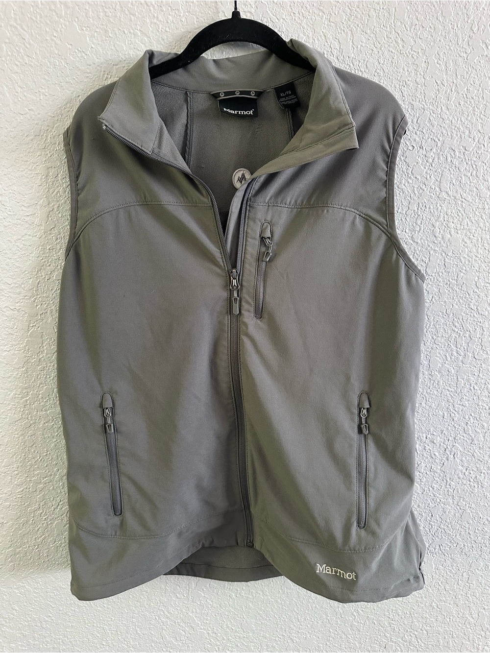 Marmot Women’s Tempo Softshell Vest Gray XL